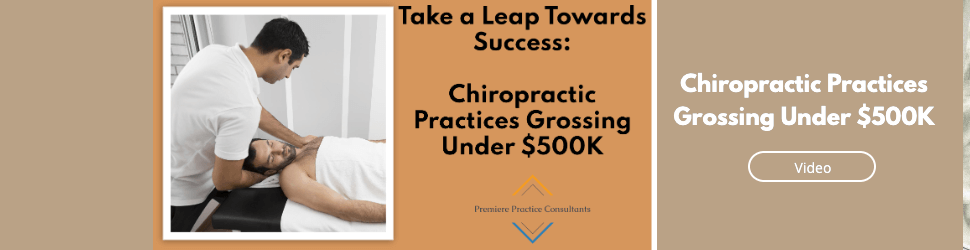 Chiropractic Practices Grossing Under $500K