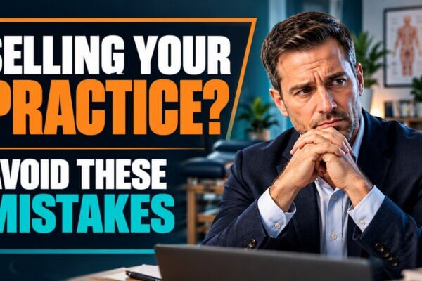 Chiropractor considering common mistakes when selling a practice.